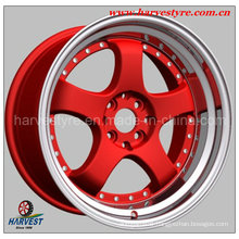 Red Surface Alloy Rims for Car